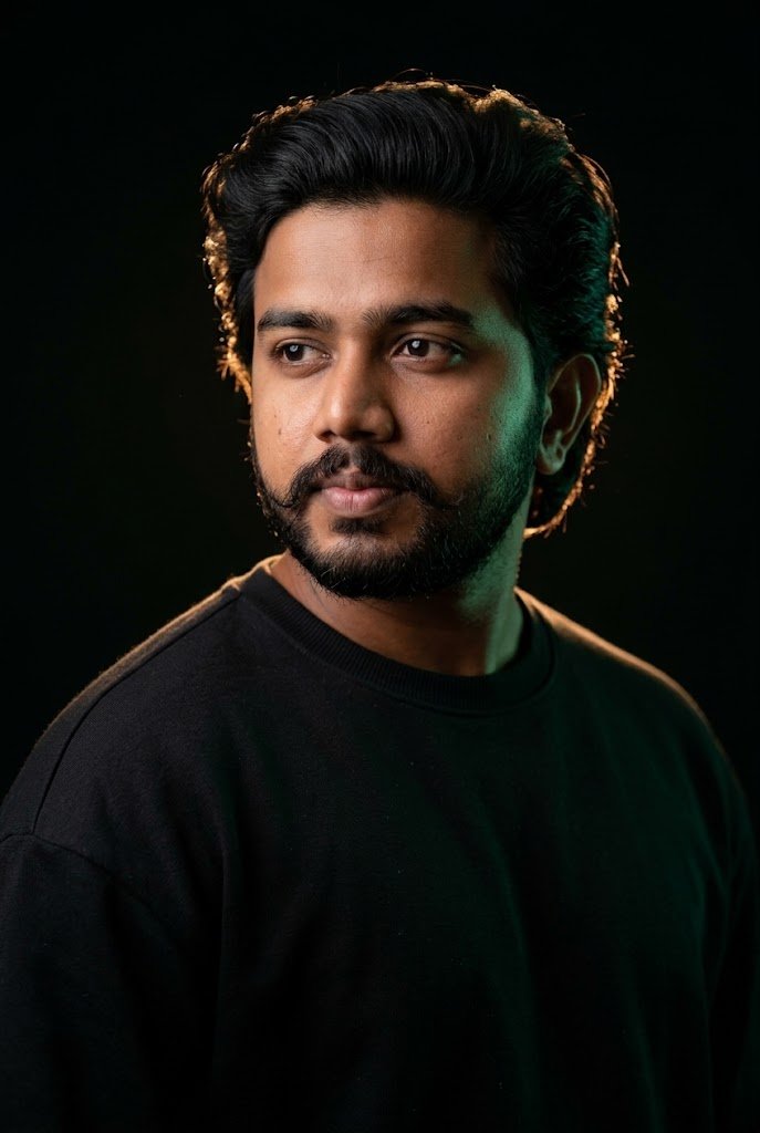 Portrait of Husnain Qasim
